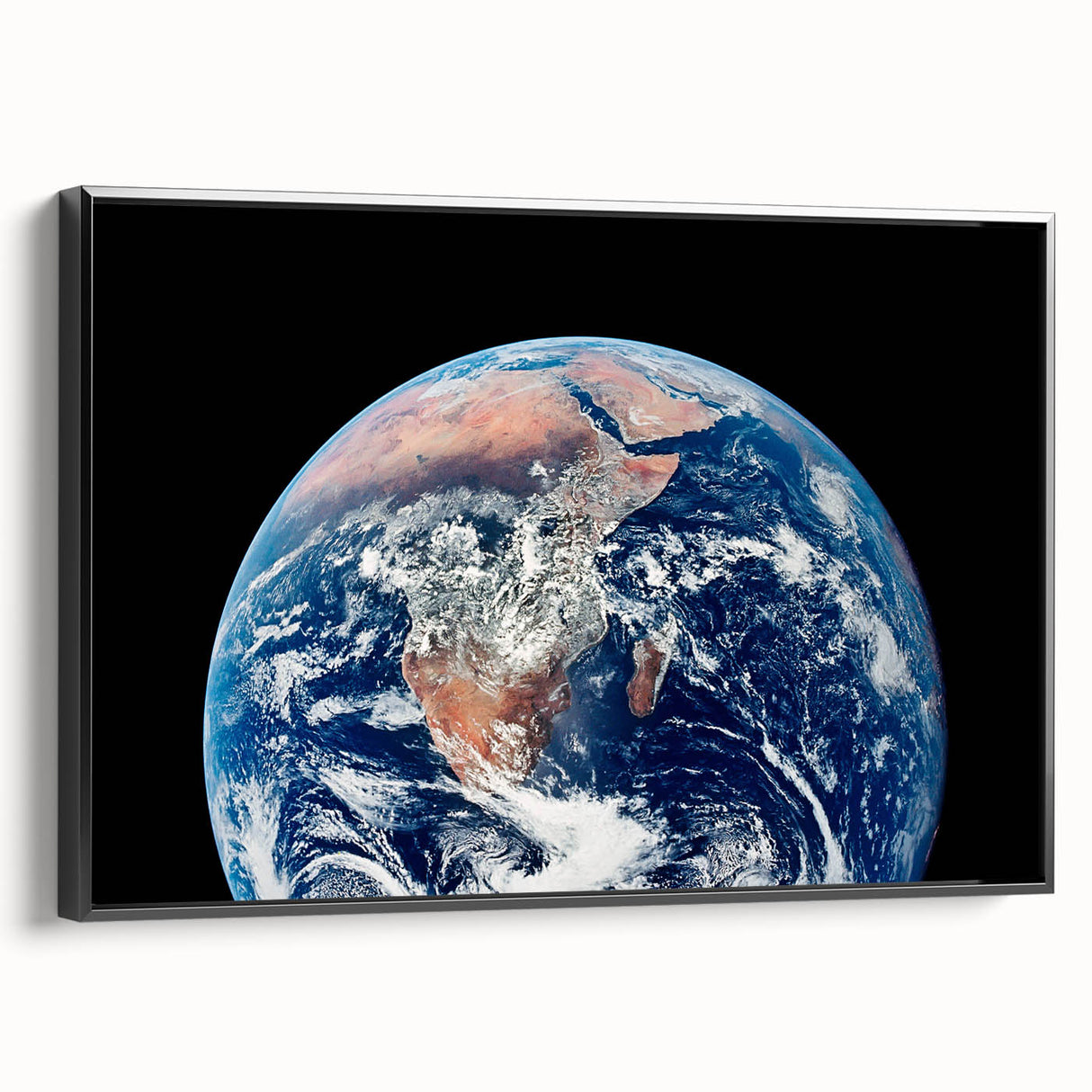 Earth from Space Wall Art - Vivid View of Africa and Middle East Print