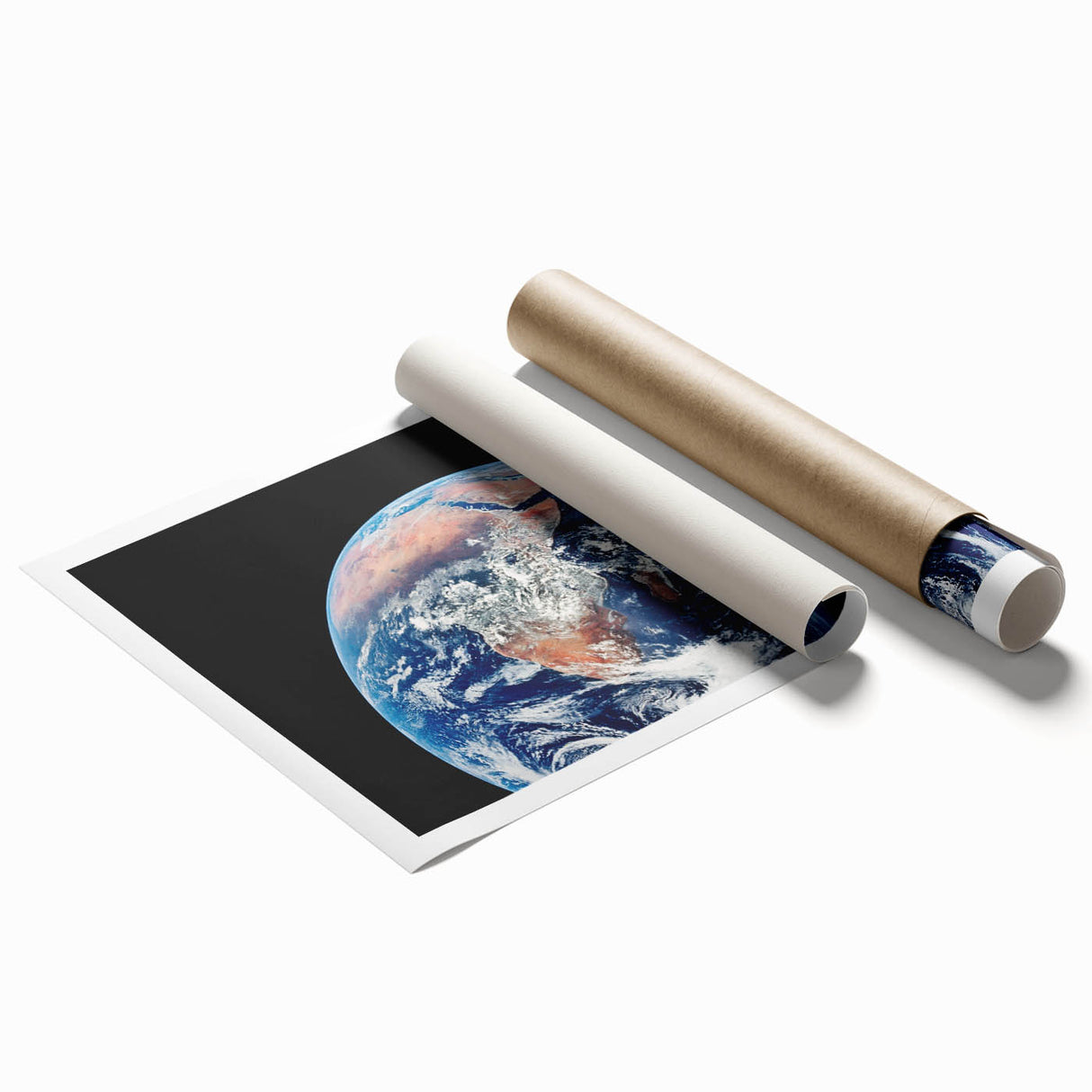 Earth from Space Wall Art - Vivid View of Africa and Middle East Print