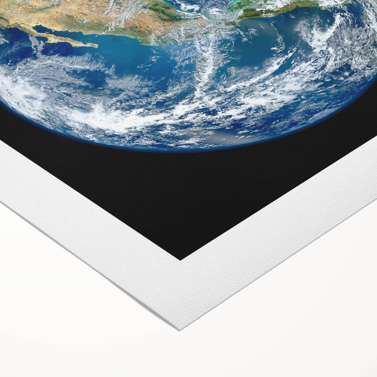 Earth from Space Wall Art - Stunning North America View Decor Print