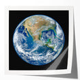 Earth from Space Wall Art - Stunning North America View Decor Print