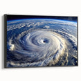 Hurricane Eye from Space - Earthy Phenomena Wall Art Print