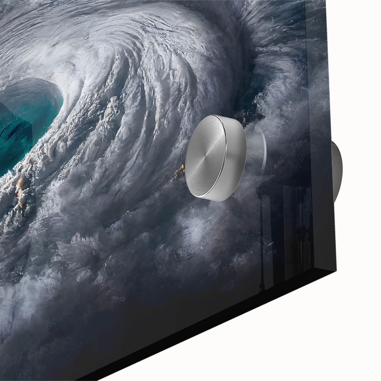 Cyclone Eye from Space - Earth and Space Phenomena Wall Art Print