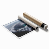 Cyclone Eye from Space - Earth and Space Phenomena Wall Art Print