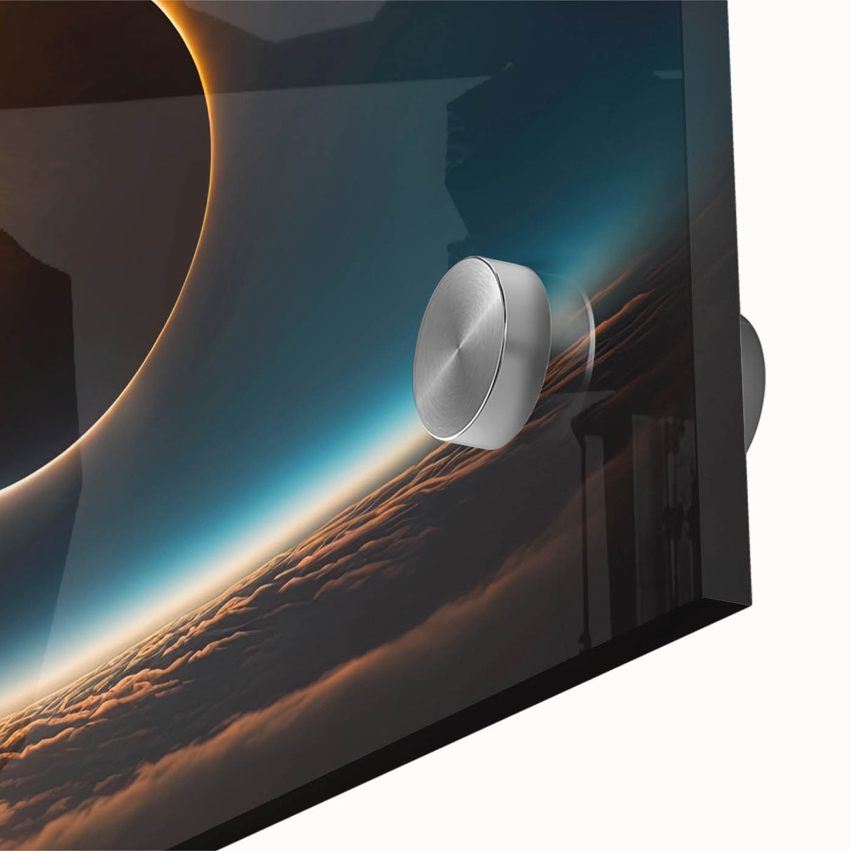 Stunning Solar Eclipse Wall Art – Space-Themed Eclipse Canvas Print