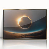 Stunning Solar Eclipse Wall Art – Space-Themed Eclipse Canvas Print