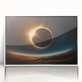 Stunning Solar Eclipse Wall Art – Space-Themed Eclipse Canvas Print