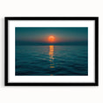 Ocean Eclipse Wall Art – Stunning Solar Eclipse Over Water Canvas Print