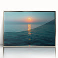 Ocean Eclipse Wall Art – Stunning Solar Eclipse Over Water Canvas Print
