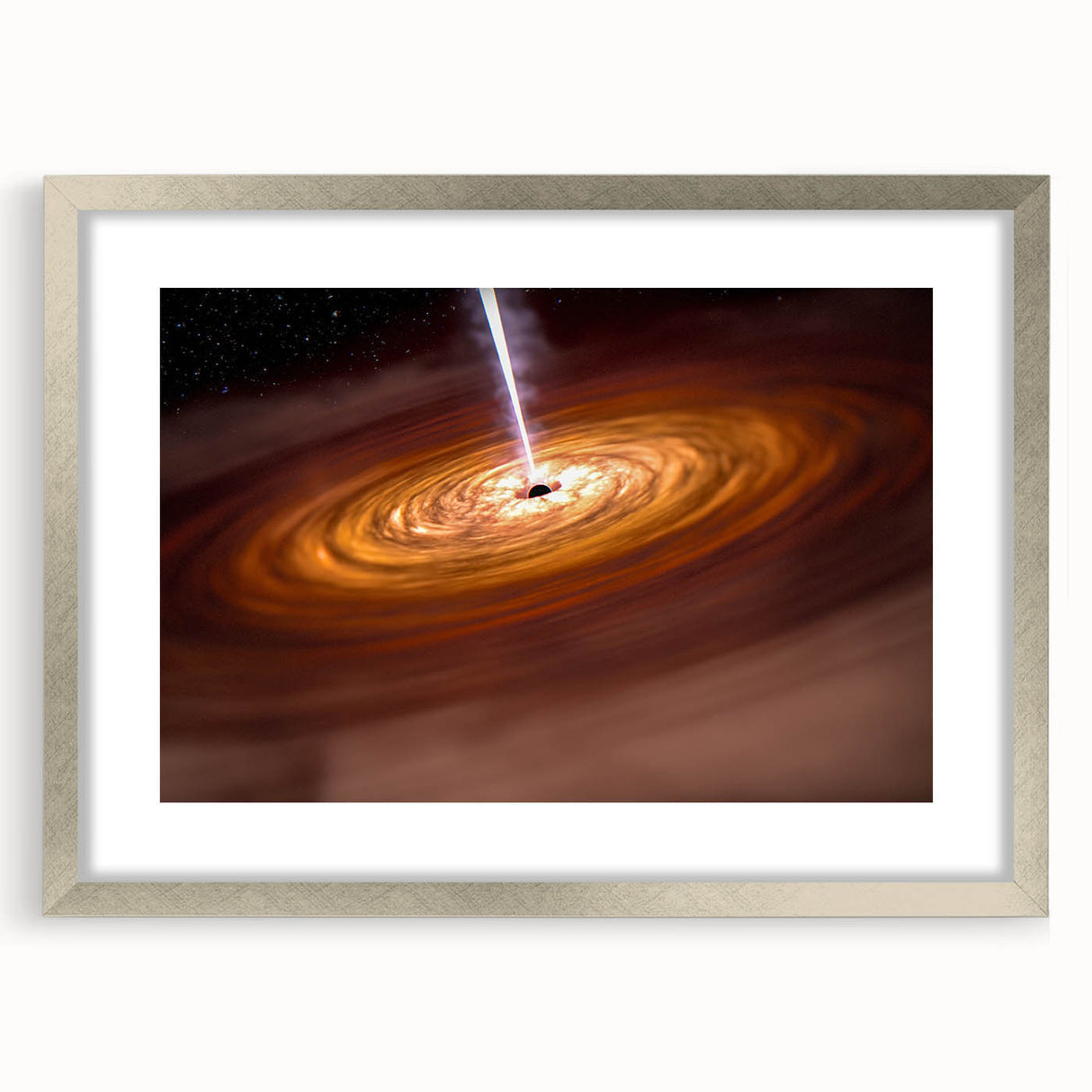 Cosmic Black Hole Wall Art: Space & Starry Night Astronomy Canvas Prints
