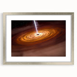 Cosmic Black Hole Wall Art: Space & Starry Night Astronomy Canvas Prints