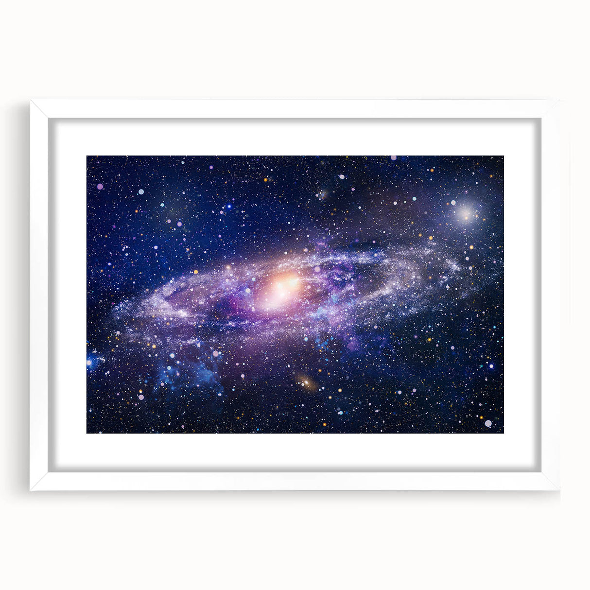 Galaxy Wall Art: Spiral Milky Way & Starry Night Cosmic Canvas Prints