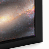 Barred Spiral Galaxy Wall Art: Vibrant Cosmic Nebula & Space Prints