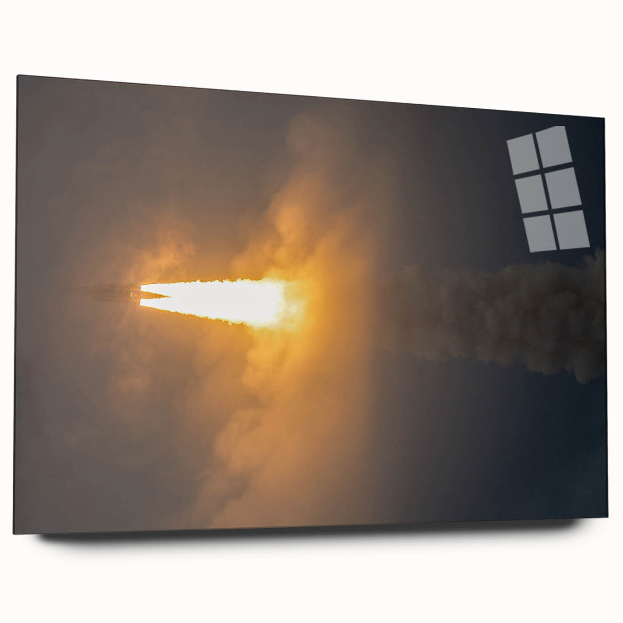 Rocket Launch Burst - Dynamic Space Missions Wall Art for Space Lovers