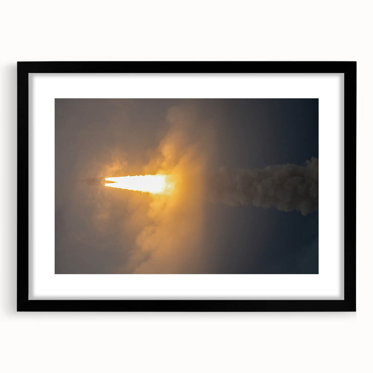 Rocket Launch Burst - Dynamic Space Missions Wall Art for Space Lovers