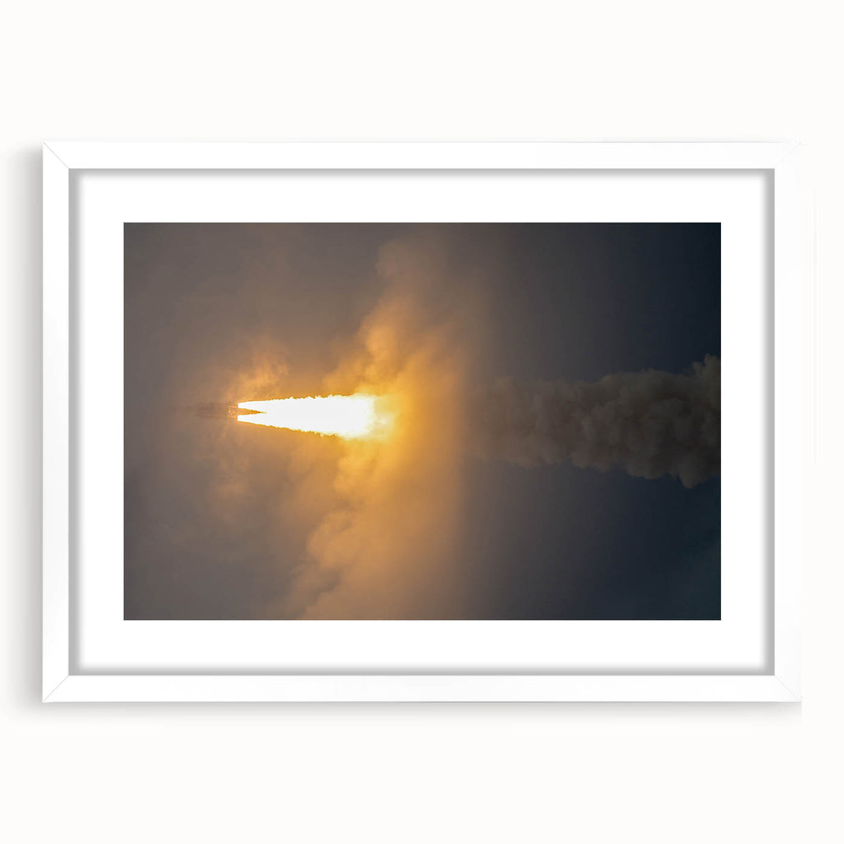 Rocket Launch Burst - Dynamic Space Missions Wall Art for Space Lovers