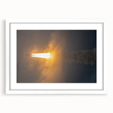Rocket Launch Burst - Dynamic Space Missions Wall Art for Space Lovers
