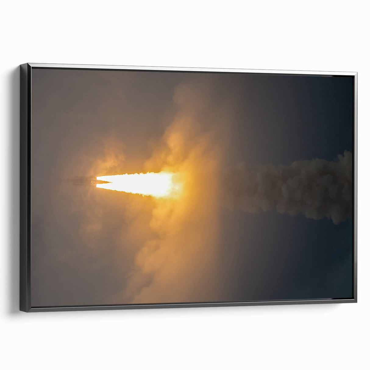 Rocket Launch Burst - Dynamic Space Missions Wall Art for Space Lovers