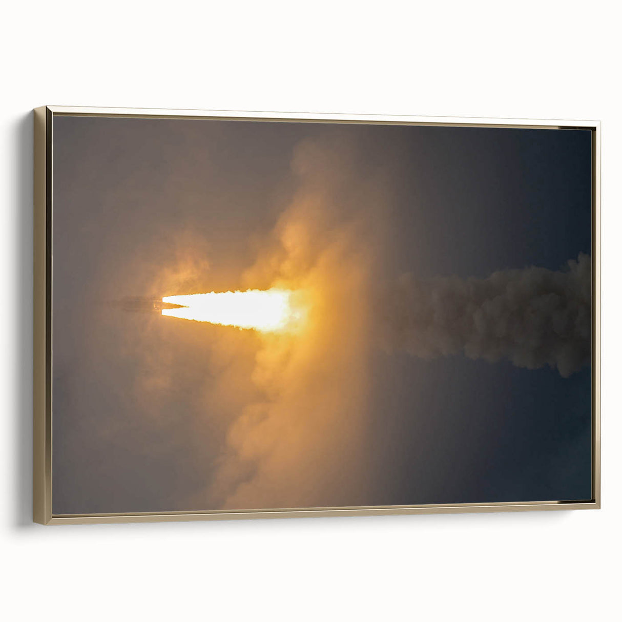 Rocket Launch Burst - Dynamic Space Missions Wall Art for Space Lovers