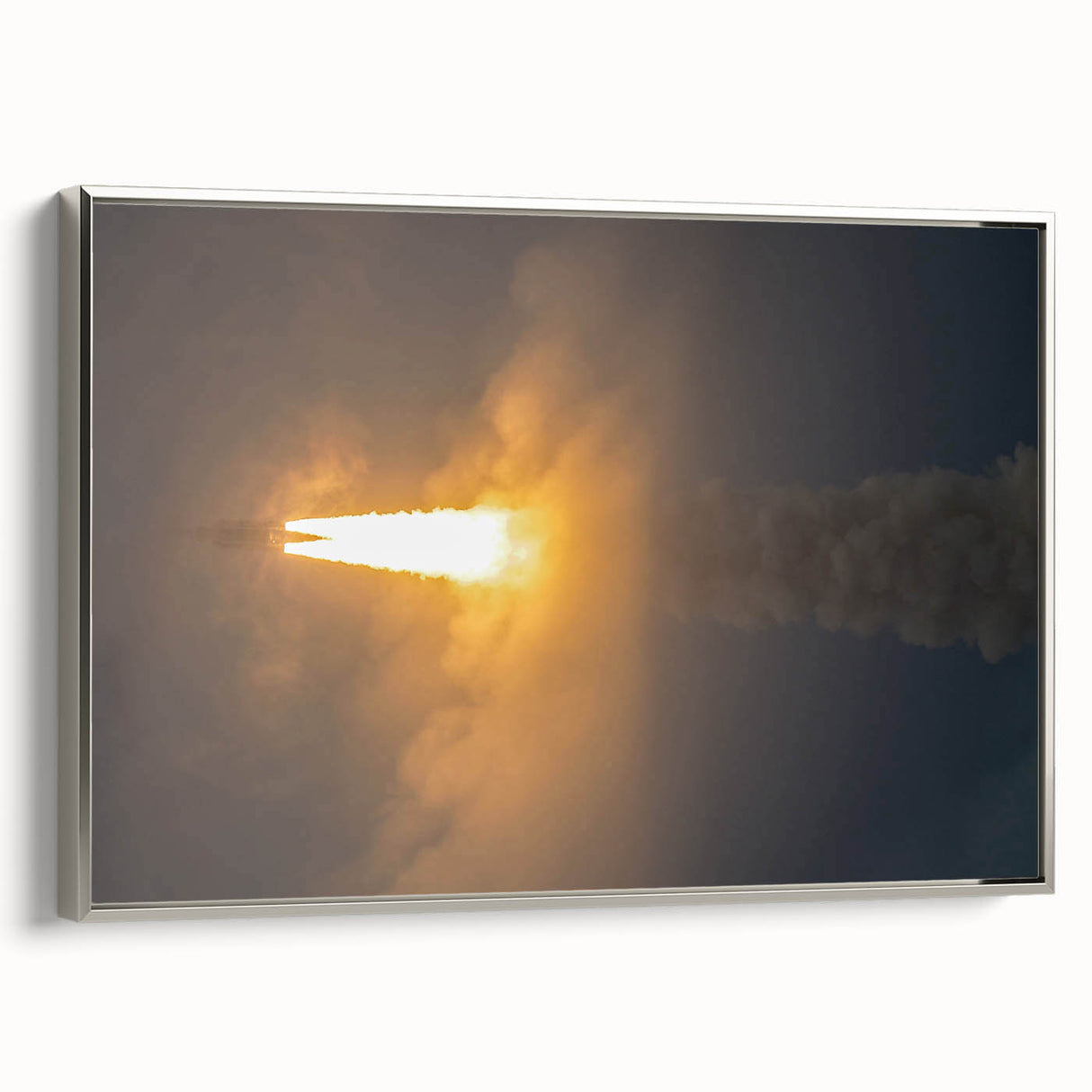 Rocket Launch Burst - Dynamic Space Missions Wall Art for Space Lovers