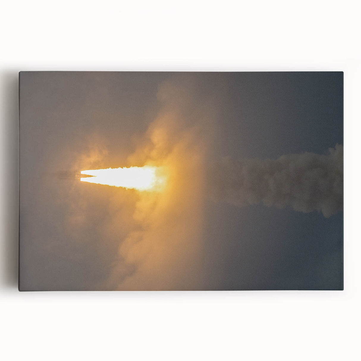 Rocket Launch Burst - Dynamic Space Missions Wall Art for Space Lovers