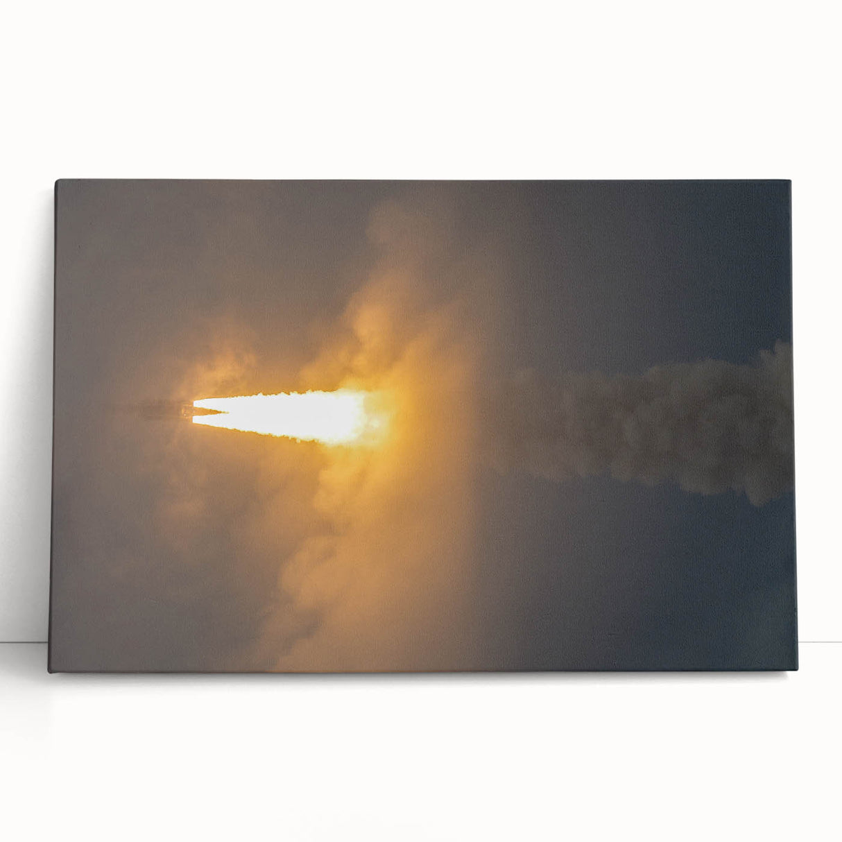 Rocket Launch Burst - Dynamic Space Missions Wall Art for Space Lovers