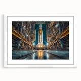 Rocket Ready for Liftoff - Bold NASA Space Missions Wall Art