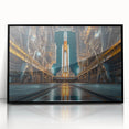 Rocket Ready for Liftoff - Bold NASA Space Missions Wall Art