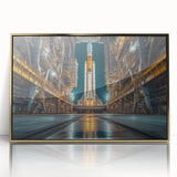 Rocket Ready for Liftoff - Bold NASA Space Missions Wall Art