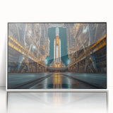 Rocket Ready for Liftoff - Bold NASA Space Missions Wall Art