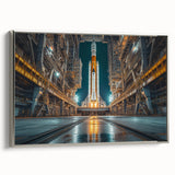 Rocket Ready for Liftoff - Bold NASA Space Missions Wall Art