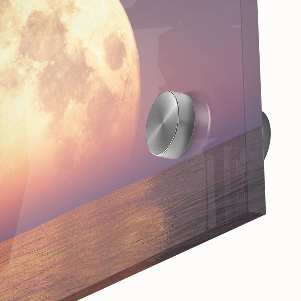 Mesmerizing Full Moon Over Ocean – Tranquil Celestial Wall Art Decor
