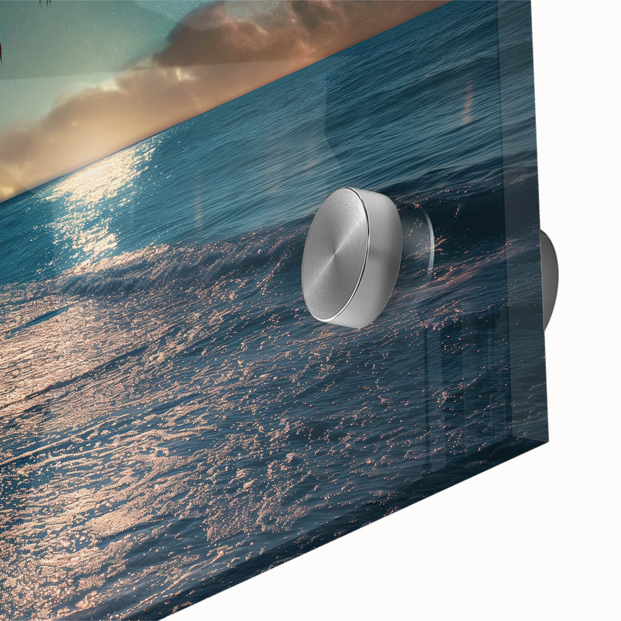 Moonlit Beach with Starry Sky – Tranquil Celestial Wall Art Decor