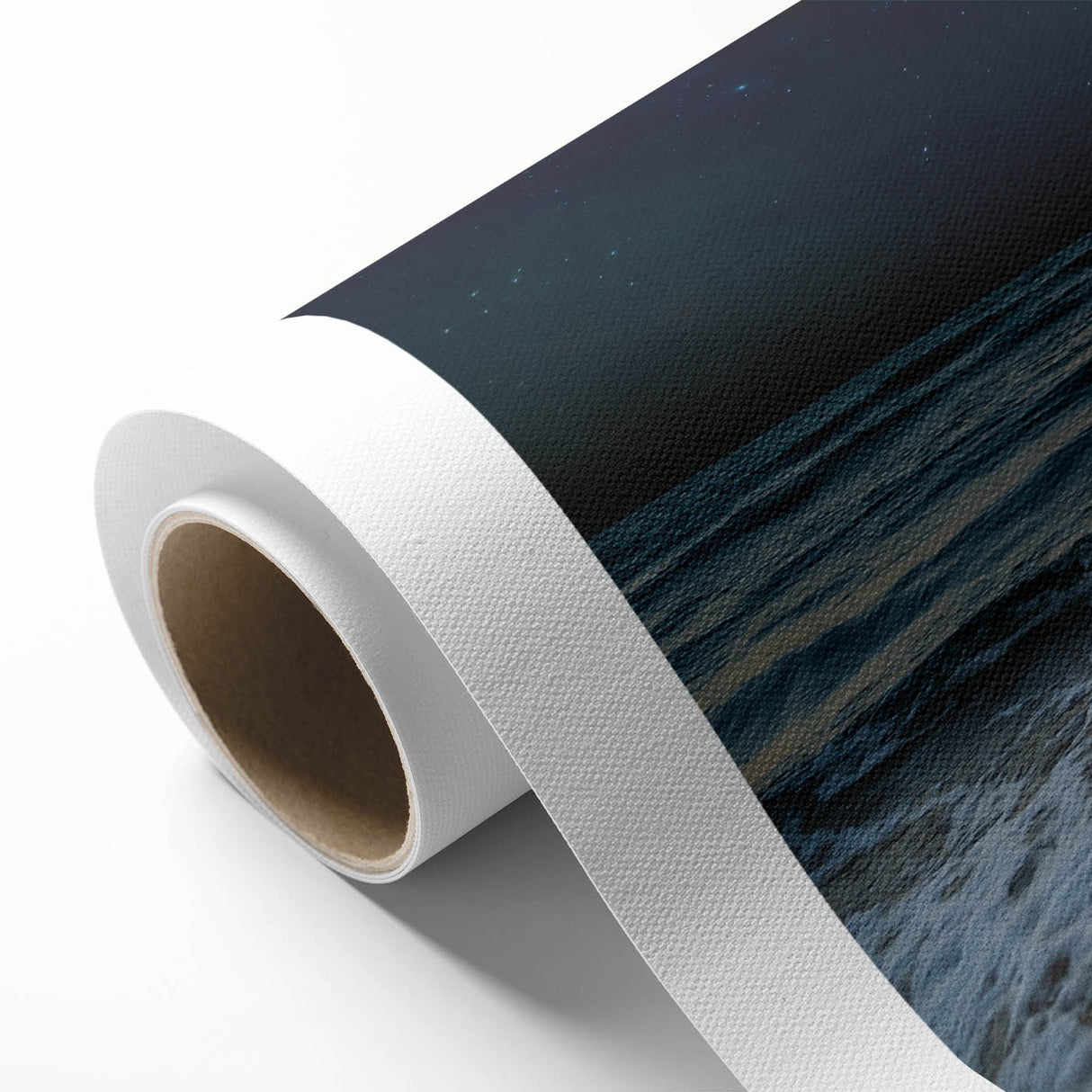 Full Moon Over Ocean Waves – Tranquil Celestial Wall Art for Home