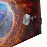 Radiant Blue Nebula Wall Art | Space Canvas Prints | Cosmic Decor