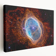 Radiant Blue Nebula Wall Art | Space Canvas Prints | Cosmic Decor