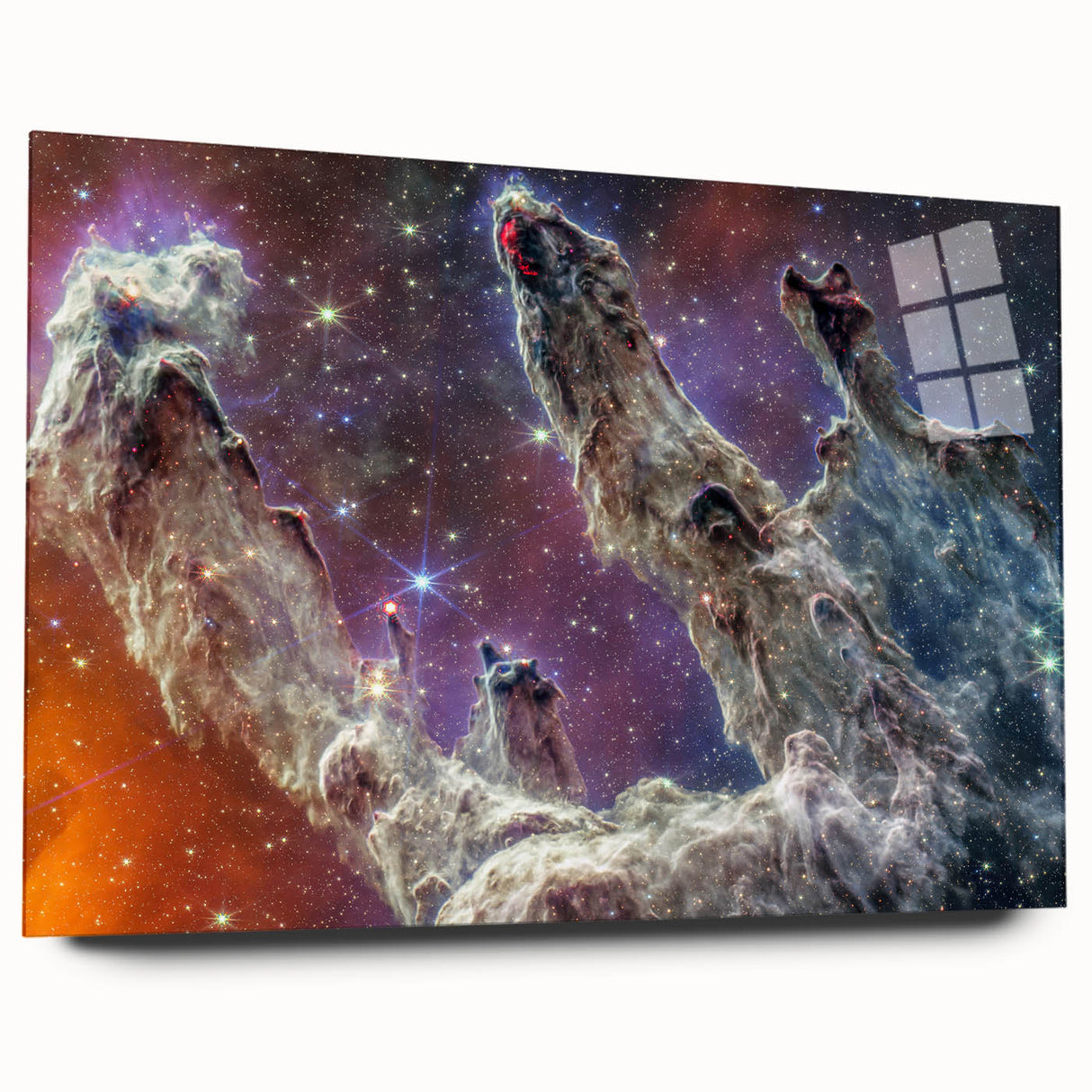 Majestic Pillars of Creation Wall Art | Space Canvas Prints | Cosmic Decor
