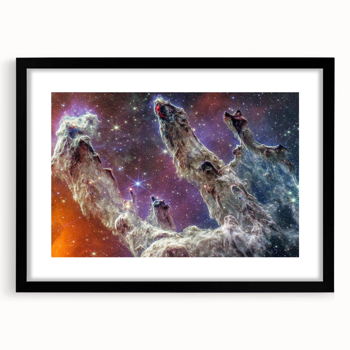 Majestic Pillars of Creation Wall Art | Space Canvas Prints | Cosmic Decor