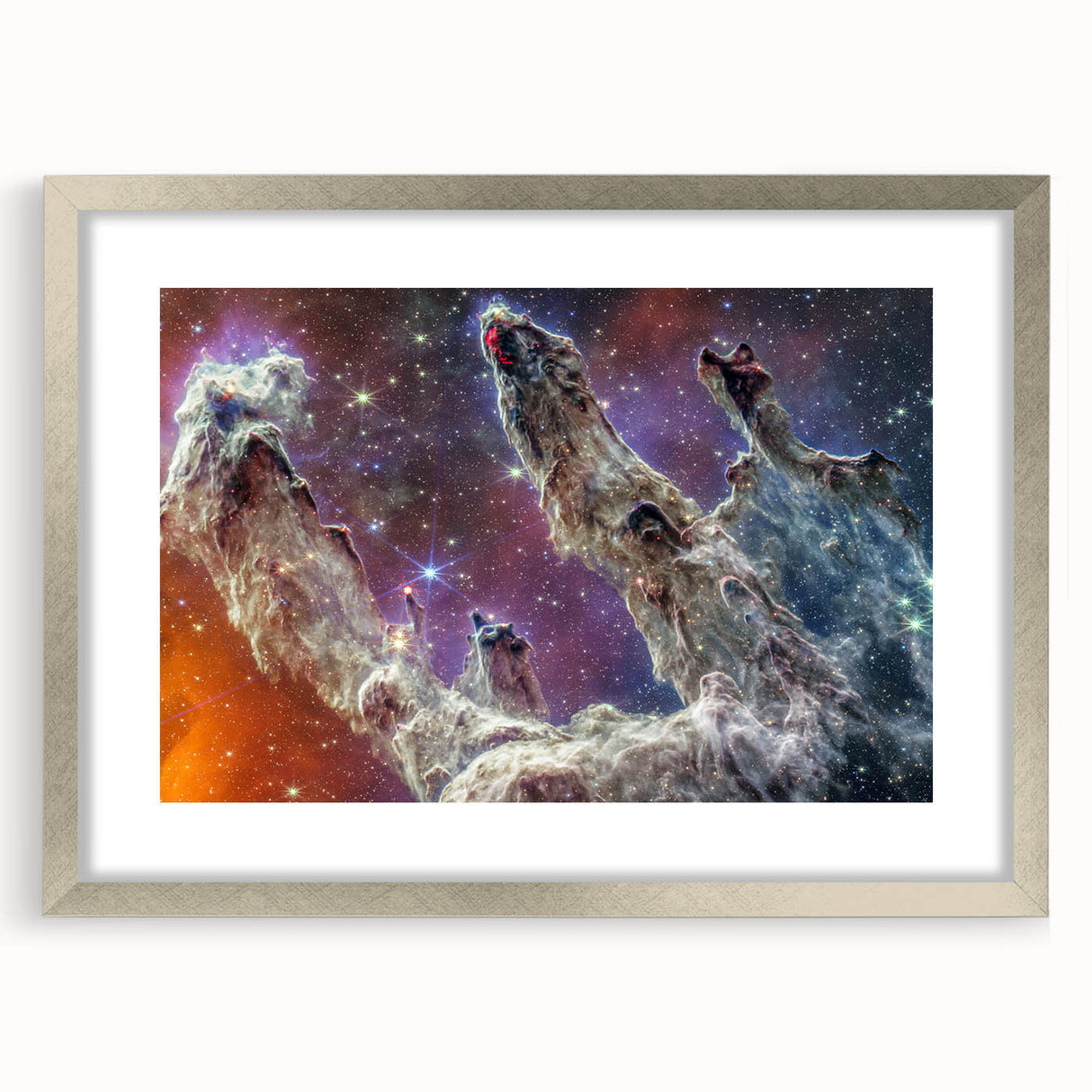 Majestic Pillars of Creation Wall Art | Space Canvas Prints | Cosmic Decor