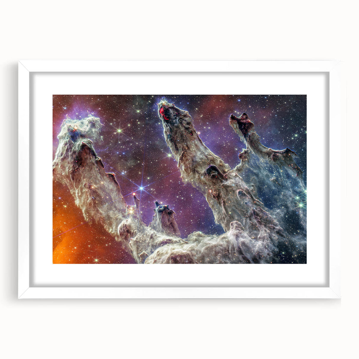 Majestic Pillars of Creation Wall Art | Space Canvas Prints | Cosmic Decor