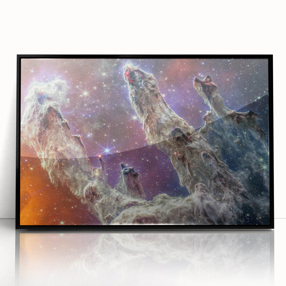 Majestic Pillars of Creation Wall Art | Space Canvas Prints | Cosmic Decor