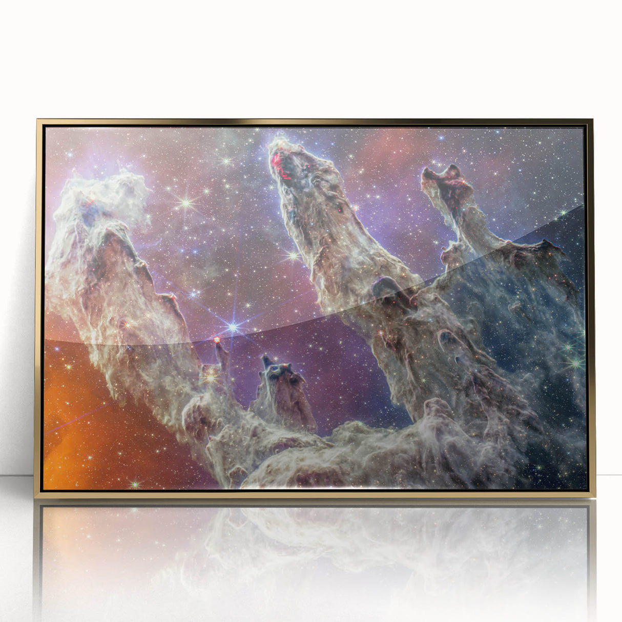 Majestic Pillars of Creation Wall Art | Space Canvas Prints | Cosmic Decor