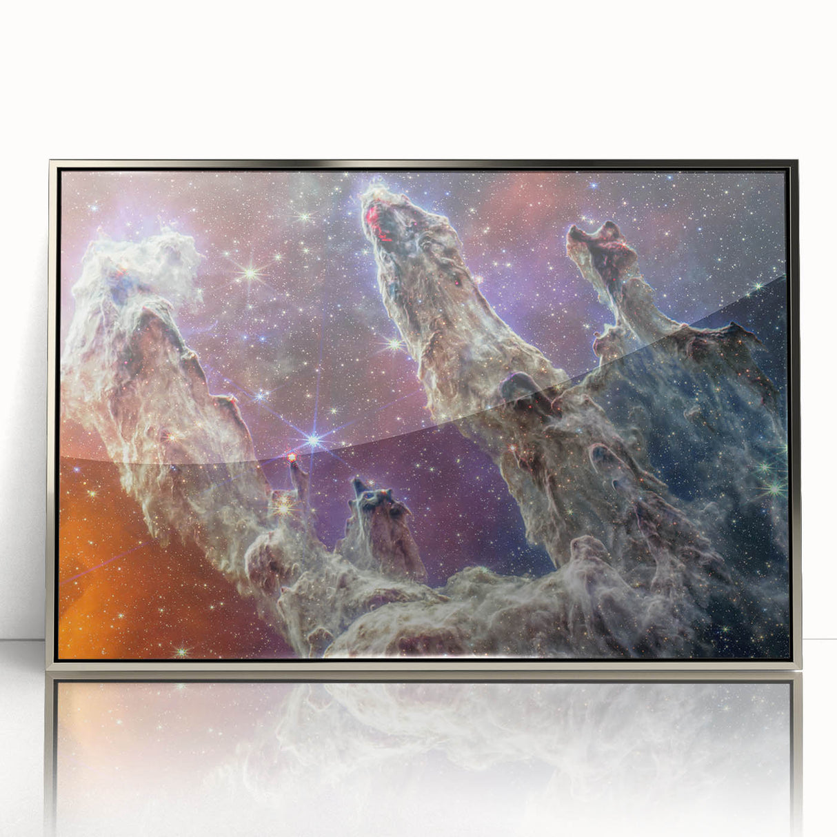 Majestic Pillars of Creation Wall Art | Space Canvas Prints | Cosmic Decor