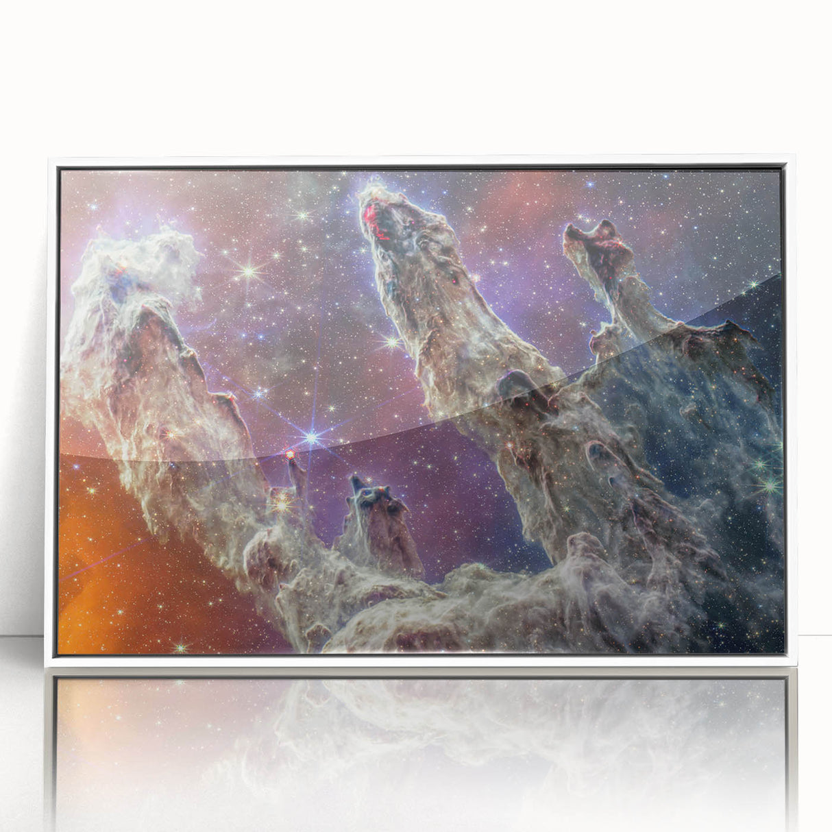 Majestic Pillars of Creation Wall Art | Space Canvas Prints | Cosmic Decor