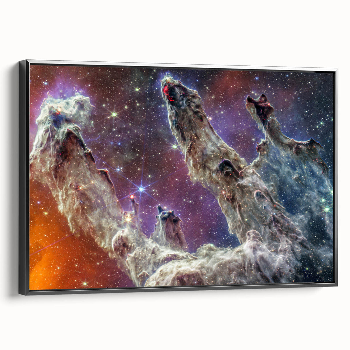 Majestic Pillars of Creation Wall Art | Space Canvas Prints | Cosmic Decor
