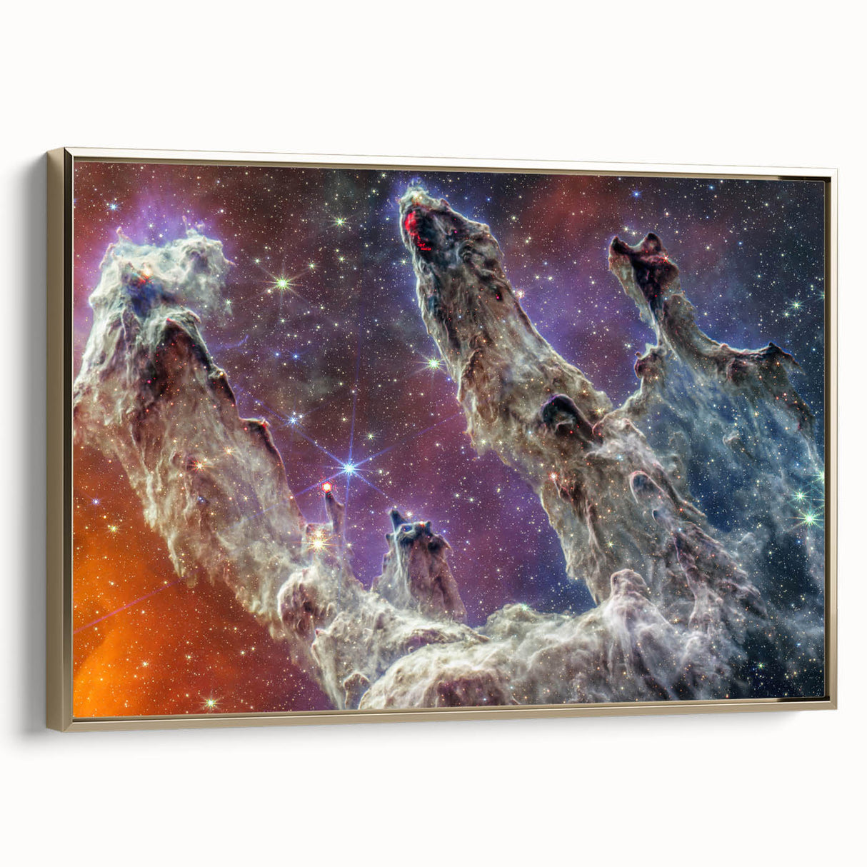 Majestic Pillars of Creation Wall Art | Space Canvas Prints | Cosmic Decor