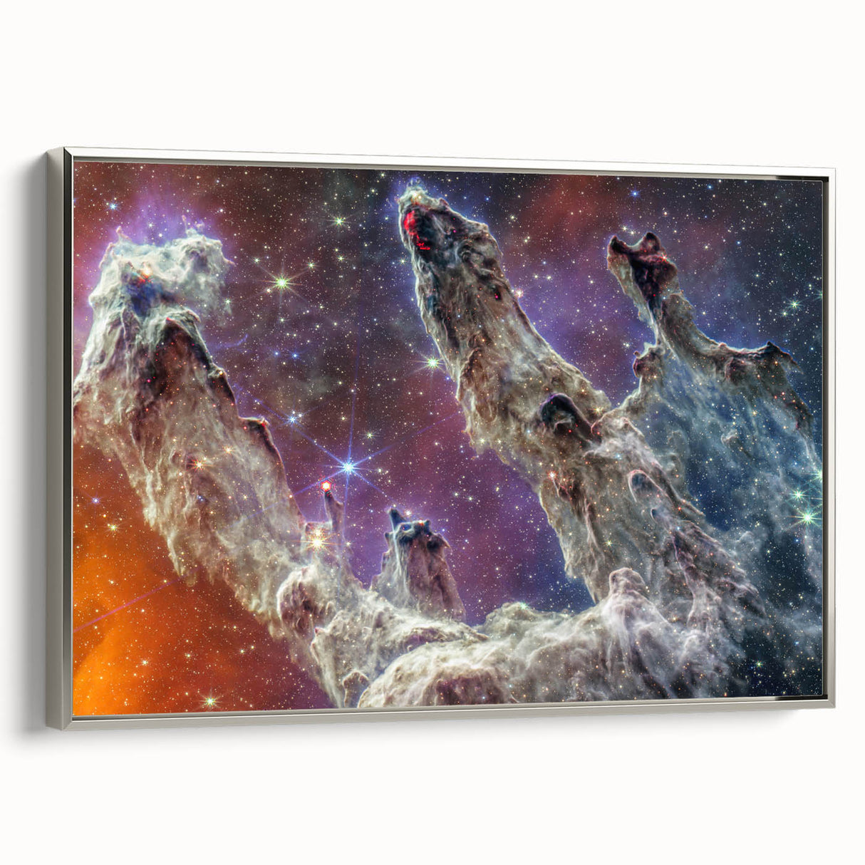Majestic Pillars of Creation Wall Art | Space Canvas Prints | Cosmic Decor
