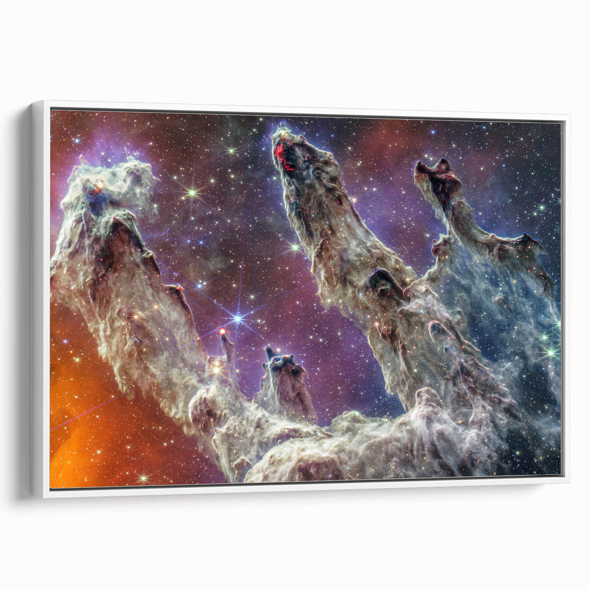 Majestic Pillars of Creation Wall Art | Space Canvas Prints | Cosmic Decor