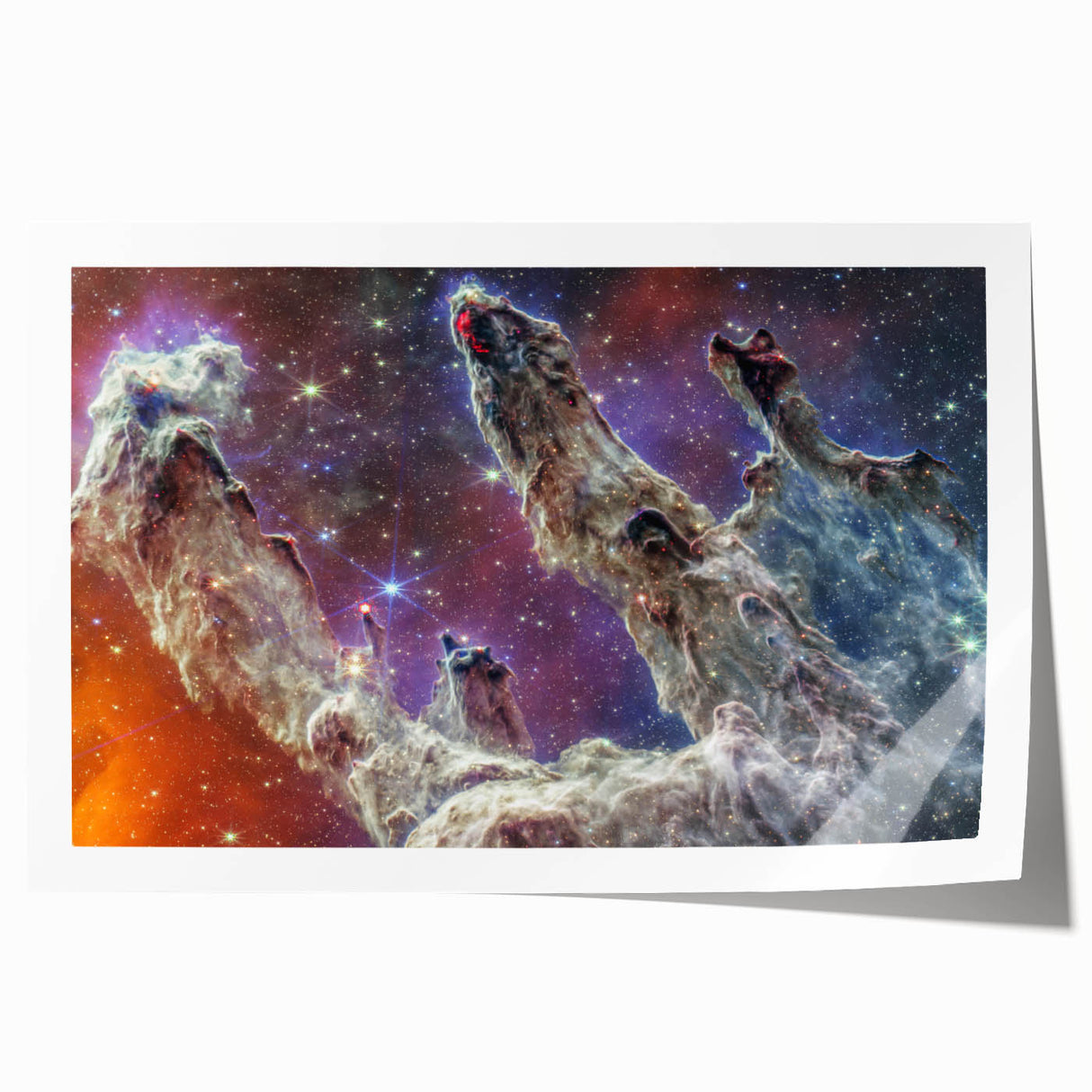 Majestic Pillars of Creation Wall Art | Space Canvas Prints | Cosmic Decor