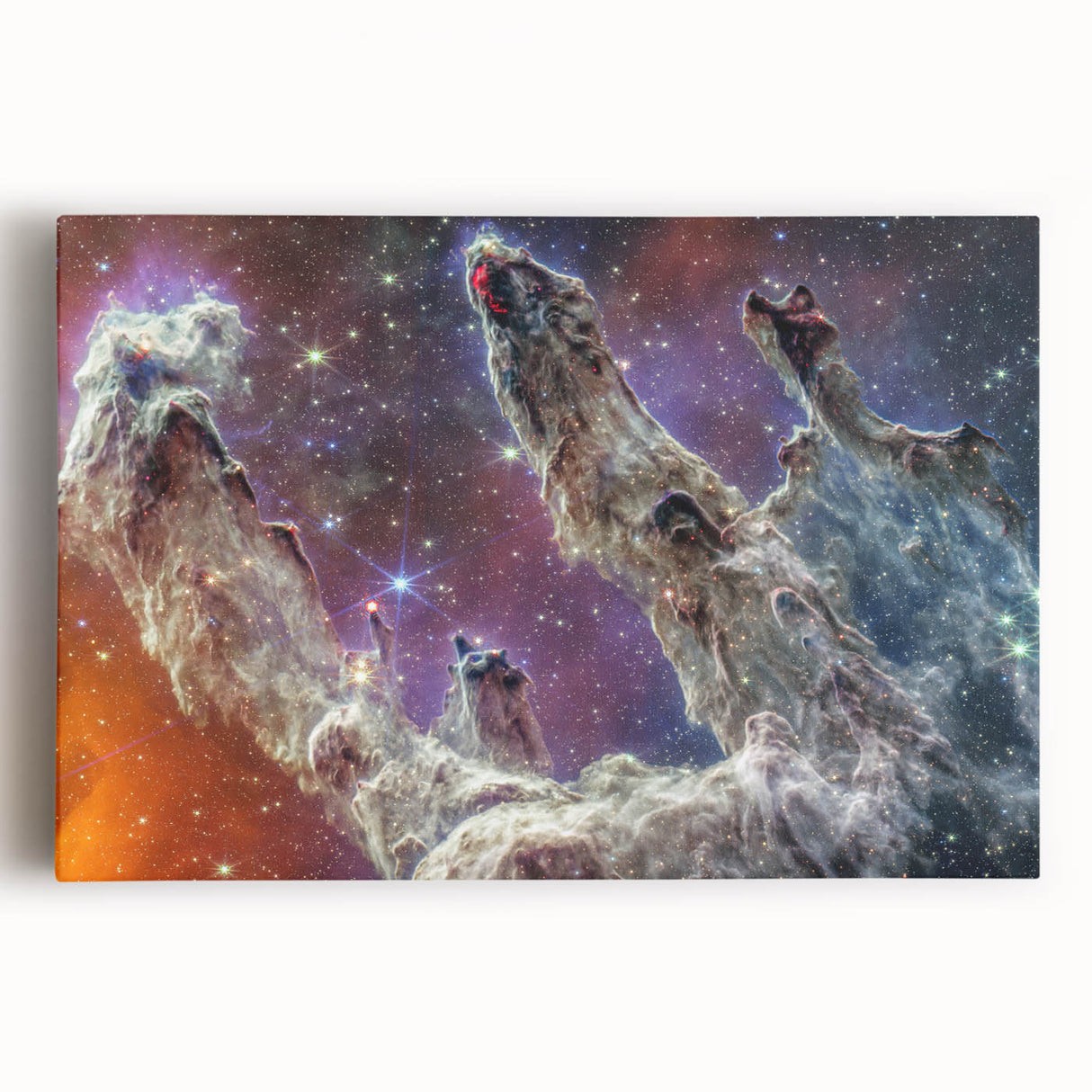 Majestic Pillars of Creation Wall Art | Space Canvas Prints | Cosmic Decor
