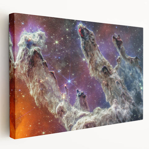 Majestic Pillars of Creation Wall Art | Space Canvas Prints | Cosmic Decor